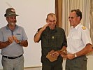 Brigadegeneral i.R. Renato Genovese, Generalsekretär der Vereinigung, Brigadier Peter Grünwald und Brigadier Ernst Konzett.