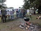 Bei der Kinderstation "Leben im Felde" waren nicht nur die Kleinsten zu finden.