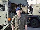 Oberleutnant Philipp Lesiak ist stellvertretender Kompaniekommandant beim Versorgungsbataillon.