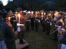 Die Militärmusik Oberösterreich spielte wieder den Großen Österreichischen Zapfenstreich.