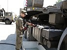 Regelmäßige Kontrollen stellen den Betrieb der Bundesheer-Fahrzeuge sicher.