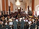 Die Militärmusik war wieder in voller Spielstärke zu hören.