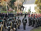 Totenehrung bei der Kirche in Dellach im Drautal.