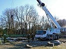 Die Zusammenarbeit auf der Brückenbaustelle verlief reibungslos.