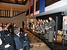 Die Militärmusik Vorarlberg begeisterte das Publikum mit einer Perkussionsvorführung.