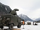 Das Skyguard-Radar überwacht das Tal aus Gorthipol.