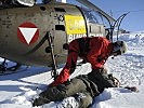 Ein "Aloutette"-Hubschrauber im Rettungseinsatz (Archivfoto).