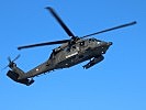 Das Flugunfallteam ERTA ("Emergency Response Team Air") ist mit dem S-70 "Black Hawk" in der Luft.