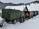 Der Flugfunk wird in der Stellung Amerlugalpe eingerichtet.