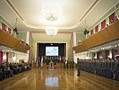 Die Ausmusterungsfeier fand in der Ennser Stadthalle statt.