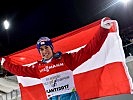Bundesheer-Leistungssportler Stefan Kraft gewinnt die Goldmedaille auf der Normalschanze.