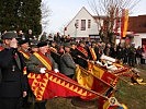 Die Abordnungen der Traditionsverbände.