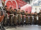 Die Militärmusik Steiermark umrahmte die Siegerehrung am Grazer Hauptplatz.