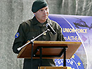 Der neue EUFOR-Kommandant bei seiner Ansprache.