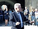 Der Landeshauptmann als Kapellmeister.