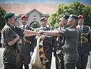 "Ich gelobe" - auch eine Angelobung war Teil der Feierlichkeiten.