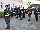 Die Militärmusik Vorarlberg spielte zur Begrüßung der geladenen Gäste.