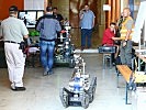 Verschiedene Roboter kamen zum Einsatz.