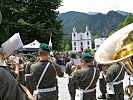Die Militärmusik Salzburg umrundete musikalisch die 15. Wallfahrt.