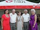 Brigadier Heinz Hufler mit Gattin, Landtagspräsidentin Brigitta Pallauf und Brigadier Karl Gruber mit Gattin.