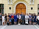 Die Deutsch-Dolmetscherinnen und Dolmetscher des EU-Parlaments zu Besuch am Sprachinstitut des Bundesheeres.