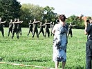 Praktische Vorführung Nahkampf: Umgang mit dem Pfefferspray.