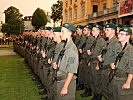 270 Rekruten sind vor dem Schloss angetreten.