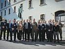 Teilnehmer des "EU Geospatial Capability Development Board" in der Landesverteidigungsakademie.