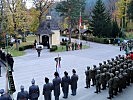 Am Bergisel wird gemeinsam der gefallenen und verstorbenen Bediensteten und Kameraden gedacht.