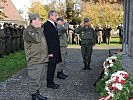 Kranzniederlegung durch den Bürgermeister von Bregenz, Markus Linhart.