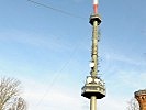 Am Sender Kahlenberg ist das Richtfunkrelais eingesetzt.