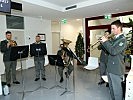 Ein Ensemble der Militärmusik Kärnten begleitete den Festakt.