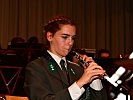 Anna-Maria Trujic beim Konzert der Militärmusik Vorarlberg.