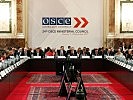 Wegen des diesjährigen OSZE-Vorsitzes fiel Österreich die Gastgeberrolle zu.