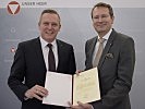 Verteidigungsminister Kunasek, l., Generalsekretär Baumann.