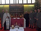 Die Andacht fand in der Garnisonskirche der Schwarzenberg-Kaserne statt.