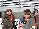 Brigadier Heinz Hufler gratulierte nach dem Zieleinlauf