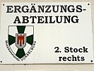 Die Ergänzungsabteilung kümmert sich um alle Angelegenheiten der Stellung und des Wehrdienstes.