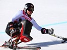 Im Riesentorlauf fuhr Claudia Lösch am Tag nach der Super-Kombi (Bild) zu Bronze.