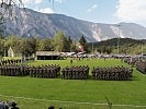 Am Sportplatz von Sautens fand die feierliche Angelobung statt.