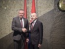 Verteidigungsminister Mario Kunasek besucht seinen kroatischen Amtskollegen.