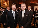 Generalsekretär Wolfgang Baumann mit dem Präsidenten des ISP, Markus Tschank.