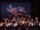 Höhepunkt des Abends: Livemusik zum Kurzfilm "A Town's Tale".