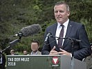 Verteidigungsminister Mario Kunasek unterstreicht die Bedeutung der Miliz.