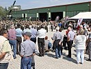 Die Militärmusik Salzburg spielte für die Besucher ein Standkonzert.