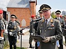 Der steirische Militärkommandant Brigadier Heinz Zöllner bei seiner Ansprache.