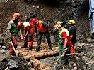 Offiziersstellvertreter Andreas Perkounig ist der Kommandant der Pioniere bei der Baustelle.