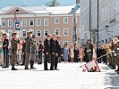 Die besondere Ehrenbezeugung gebührt der Insignie des Pionierbataillons 2.