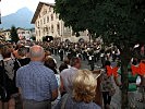 Bereits vor der Angelobung begeisterte die Militärmusik mit einem Standkonzert.