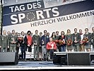 Die ausgezeichneten Bundesheer-Leistungssportlerinnen und Bundesheer-Leistungssportler.